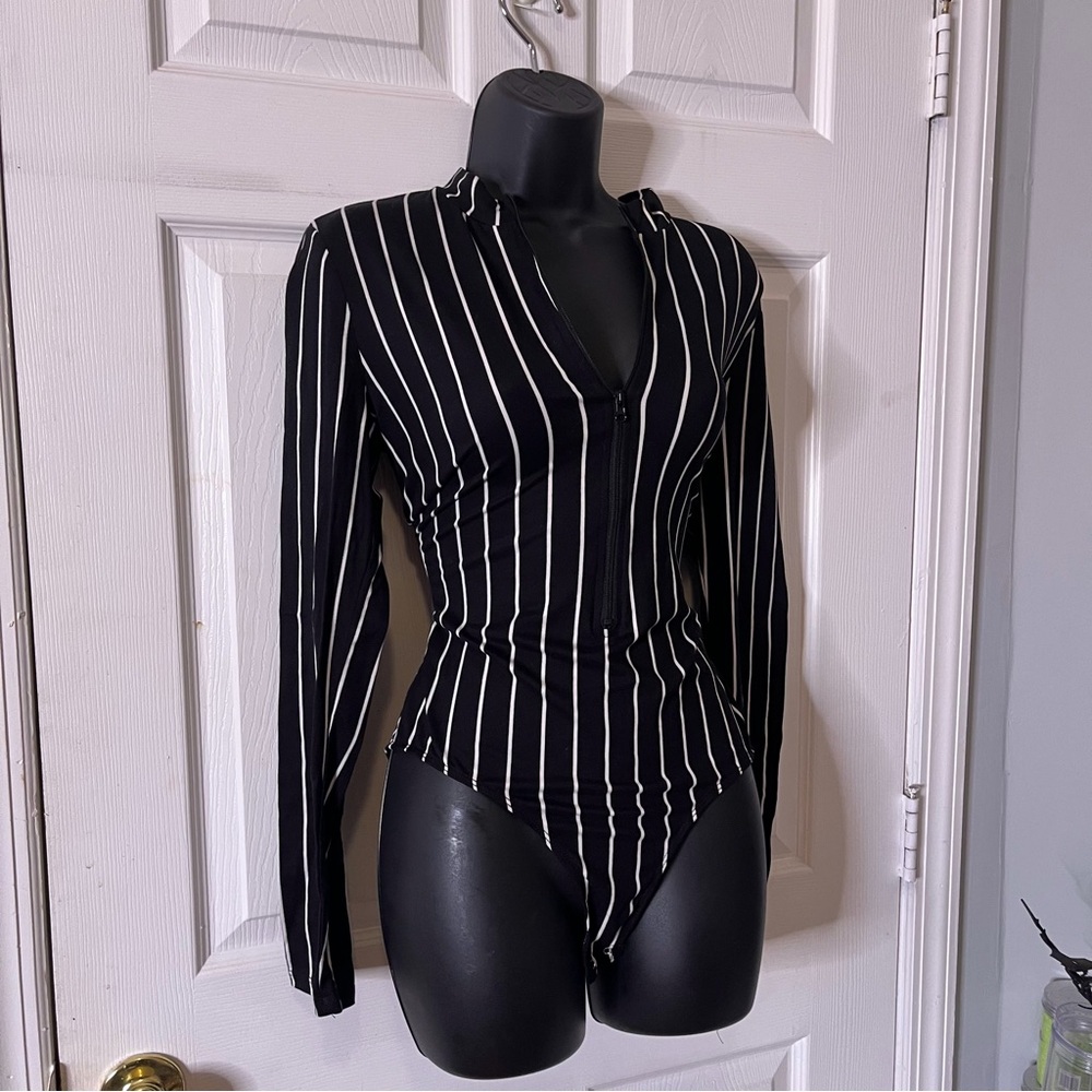 Striped Bodysuit